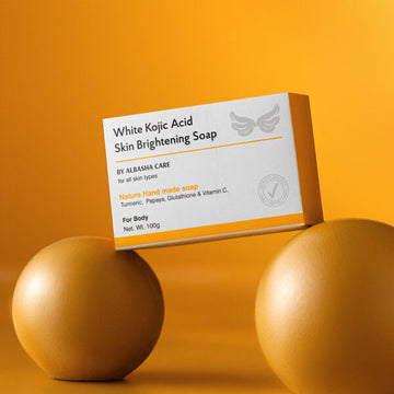 White Kojic acid Skin whitening Soap 100g